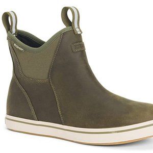 XTRATUF Men's Leather Ankle Deck Boot Olive